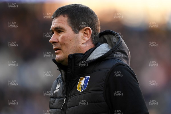 291125 - Cardiff City v Mansfield Town - Sky Bet League 1 - Nigel Clough, Mansfield Manager