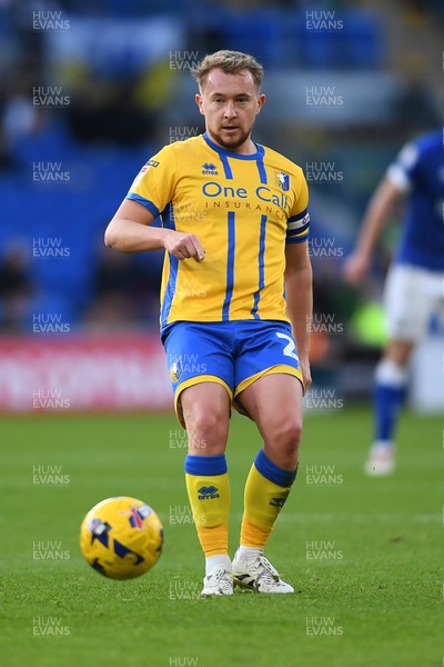 291125 - Cardiff City v Mansfield Town - Sky Bet League 1 - Louis Reed of Mansfield