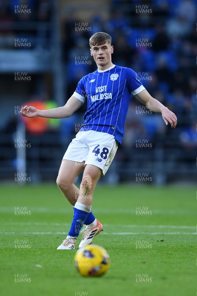291125 - Cardiff City v Mansfield Town - Sky Bet League 1 - Dylan Lawlor of Cardiff City