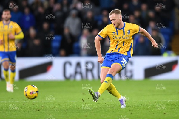 291125 - Cardiff City v Mansfield Town - Sky Bet League 1 - Frazer Blake-Tracy of Mansfield