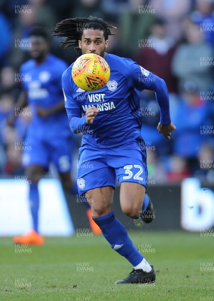 170218 - Cardiff City v Middlesbrough, Sky Bet Championship - Armand Traore of Cardiff City looks to win possession