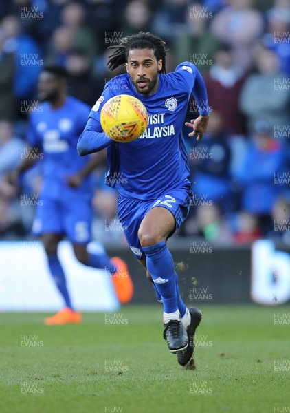 170218 - Cardiff City v Middlesbrough, Sky Bet Championship - Armand Traore of Cardiff City looks to win possession