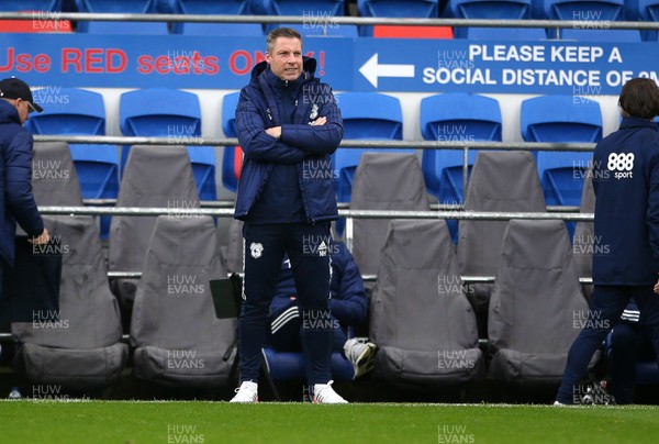 241020 - Cardiff City v Middlesbrough - SkyBet Championship - Cardiff City Manager Neil Harris
