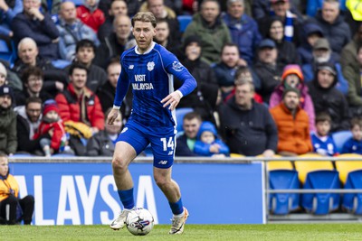 270424 - Cardiff City v Middlesbrough - Sky Bet Championship - Josh Bowler of Cardiff City in action