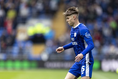 270424 - Cardiff City v Middlesbrough - Sky Bet Championship - Cian Ashford of Cardiff City in action