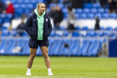 270424 - Cardiff City v Middlesbrough - Sky Bet Championship - Seren Watkins of Cardiff City during half time