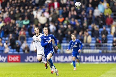 270424 - Cardiff City v Middlesbrough - Sky Bet Championship - David Turnbull of Cardiff City in action