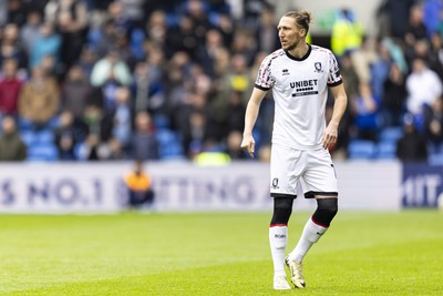 270424 - Cardiff City v Middlesbrough - Sky Bet Championship - Luke Ayling of Middlesbrough in action