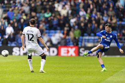 270424 - Cardiff City v Middlesbrough - Sky Bet Championship - Ollie Tanner of Cardiff City in action