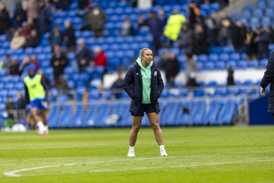 270424 - Cardiff City v Middlesbrough - Sky Bet Championship - Seren Watkins of Cardiff City during half time