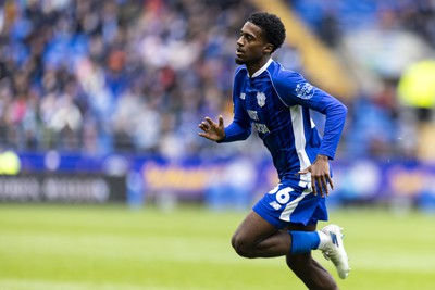 270424 - Cardiff City v Middlesbrough - Sky Bet Championship - Raheem Conte of Cardiff City in action