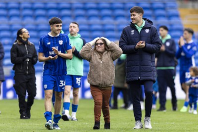 270424 - Cardiff City v Middlesbrough - Sky Bet Championship - Joel & Rubin Colwill of Cardiff City of Cardiff City