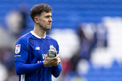 270424 - Cardiff City v Middlesbrough - Sky Bet Championship - Ryan Wintle of Cardiff City at full time