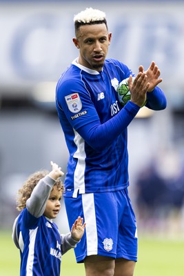 270424 - Cardiff City v Middlesbrough - Sky Bet Championship - Callum Robinson of Cardiff City at full time