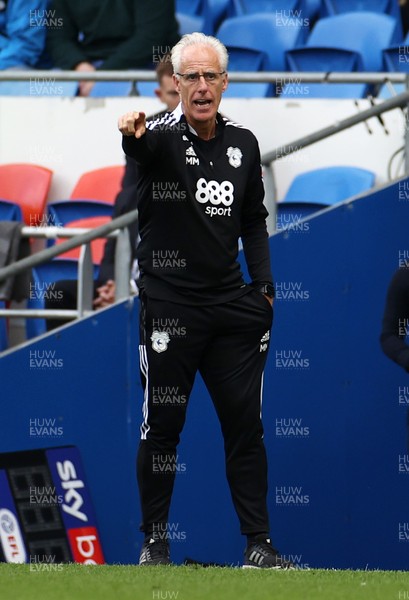 210821 - Cardiff City v Millwall - SkyBet Championship - Cardiff City Manager Mick McCarthy