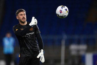 071025 - Cardiff City v Newport County - Vertu Trophy Group Stage - Shaun MacDonald of Newport County
