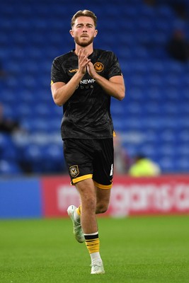 071025 - Cardiff City v Newport County - Vertu Trophy Group Stage - Matthew Baker of Newport County