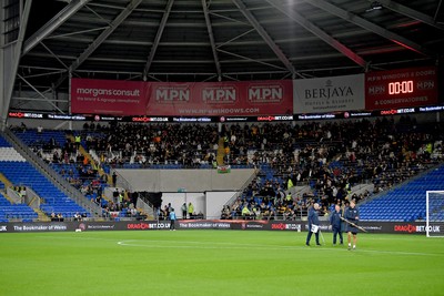071025 - Cardiff City v Newport County - Vertu Trophy Group Stage - Newport County fans