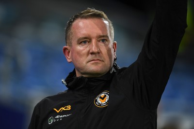 071025 - Cardiff City v Newport County - Vertu Trophy Group Stage - Newport County Goalkeeper Coach, Lee Kendall