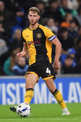 071025 - Cardiff City v Newport County - Vertu Trophy Group Stage - Matthew Baker of Newport County