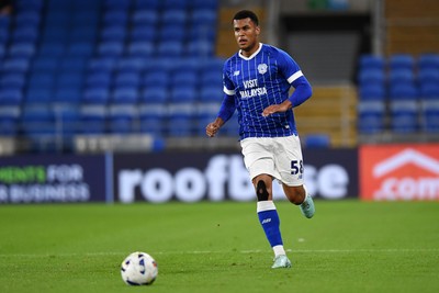 071025 - Cardiff City v Newport County - Vertu Trophy Group Stage - T-Jay Parfitt of Cardiff City