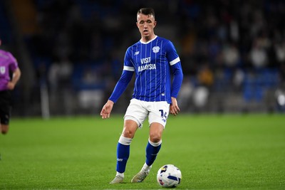 071025 - Cardiff City v Newport County - Vertu Trophy Group Stage - David Turnbull of Cardiff City