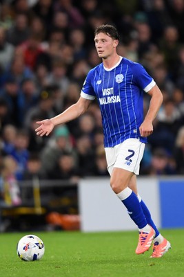 071025 - Cardiff City v Newport County - Vertu Trophy Group Stage - Will Fish of Cardiff City