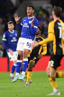 071025 - Cardiff City v Newport County - Vertu Trophy Group Stage - T-Jay Parfitt of Cardiff City