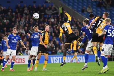 071025 - Cardiff City v Newport County - Vertu Trophy Group Stage - Nathan Opoku of Newport County