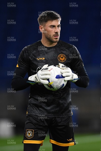 071025 - Cardiff City v Newport County - Vertu Trophy Group Stage - Shaun MacDonald of Newport County