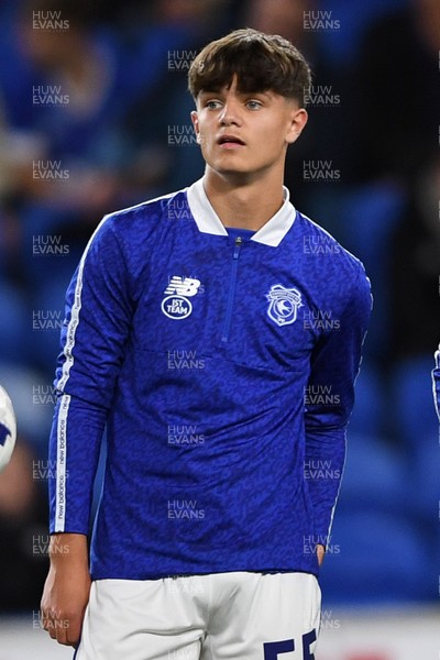 071025 - Cardiff City v Newport County - Vertu Trophy Group Stage - Rob Tankiewicz of Cardiff City who is set to  become the youngest player to make a debut for Cardiff tonight