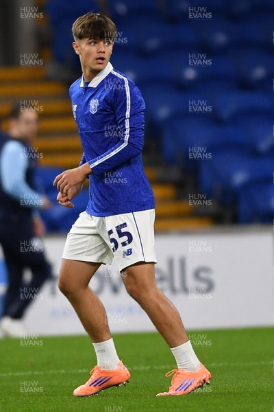 071025 - Cardiff City v Newport County - Vertu Trophy Group Stage - Rob Tankiewicz of Cardiff City who is set to  become the youngest player to make a debut for Cardiff tonight