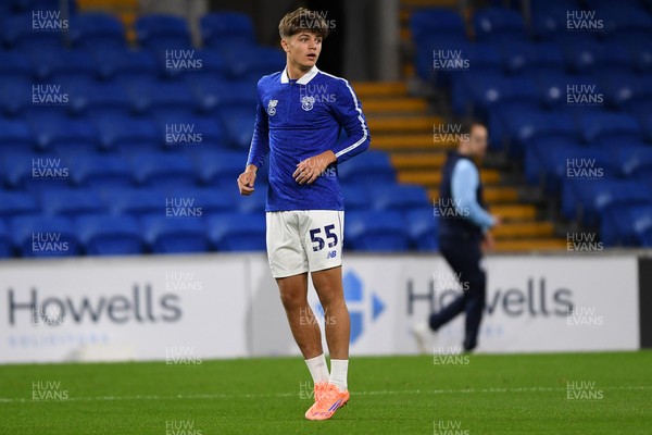 071025 - Cardiff City v Newport County - Vertu Trophy Group Stage - Rob Tankiewicz of Cardiff City who is set to  become the youngest player to make a debut for Cardiff tonight