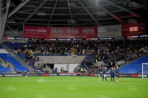 071025 - Cardiff City v Newport County - Vertu Trophy Group Stage - Newport County fans