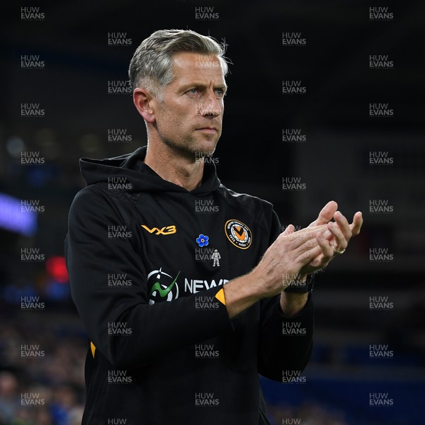 071025 - Cardiff City v Newport County - Vertu Trophy Group Stage - Newport County Manager, David Hughes