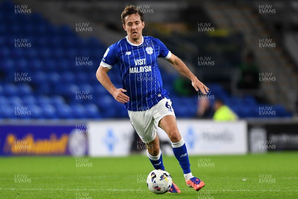 071025 - Cardiff City v Newport County - Vertu Trophy Group Stage - Ryan Wintle of Cardiff City