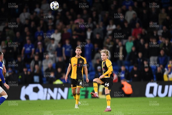 071025 - Cardiff City v Newport County - Vertu Trophy Group Stage - Sam Braybrooke of Newport County