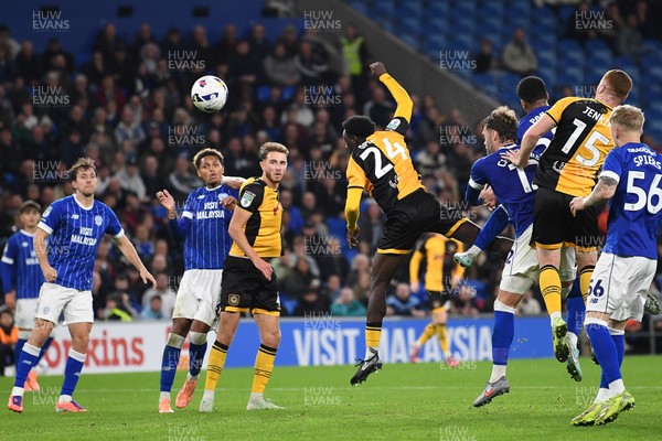 071025 - Cardiff City v Newport County - Vertu Trophy Group Stage - Nathan Opoku of Newport County