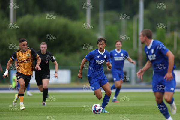 120722 - Cardiff City v Newport County, Pre-season friendly - Tom Sang of Cardiff City