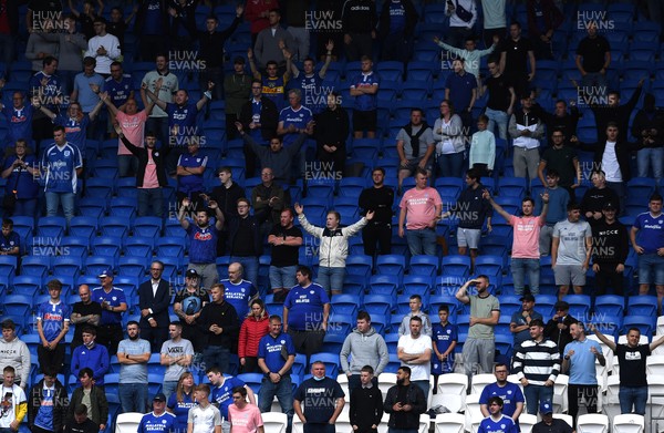 310721 - Cardiff City v Newport County - Preseason Friendly - Cardiff City supporters look on