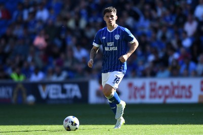 250426 - Cardiff City v Northampton Town - Sky Bet League 1 - Alex Robertson of Cardiff City