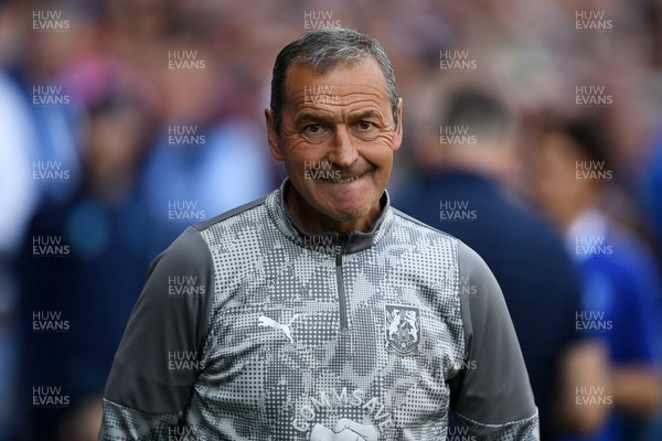 250426 - Cardiff City v Northampton Town - Sky Bet League 1 - Colin Calderwood, Northampton Manager