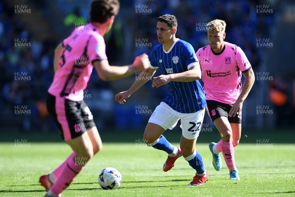 250426 - Cardiff City v Northampton Town - Sky Bet League 1 - Yousef Salech of Cardiff City