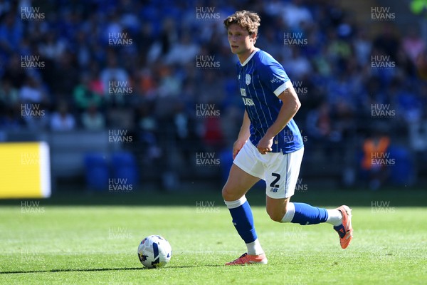 250426 - Cardiff City v Northampton Town - Sky Bet League 1 - Will Fish of Cardiff City