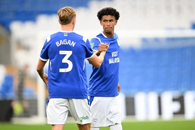 250826 - Cardiff City v Norwich City - Carabao Cup Second Round - Noah Anyadike of Cardiff City