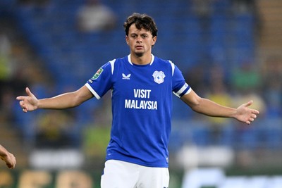 250826 - Cardiff City v Norwich City - Carabao Cup Second Round - Perry NG of Cardiff City