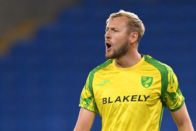 250826 - Cardiff City v Norwich City - Carabao Cup Second Round - Harry Darling of Norwich