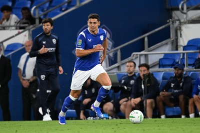 250826 - Cardiff City v Norwich City - Carabao Cup Second Round - Yousef Salech of Cardiff City