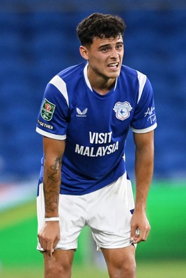 250826 - Cardiff City v Norwich City - Carabao Cup Second Round - Dejected Alex Robertson of Cardiff City