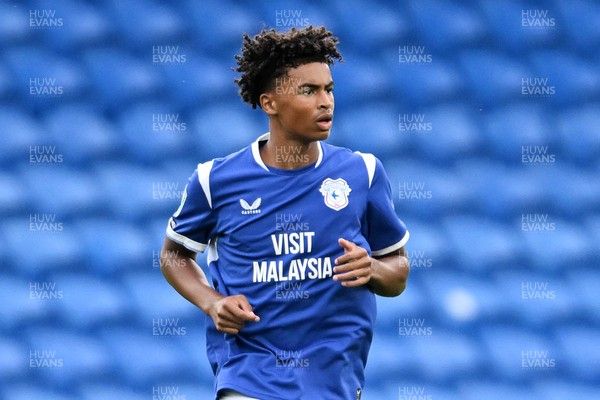 250826 - Cardiff City v Norwich City - Carabao Cup Second Round - Noah Anyadike of Cardiff City